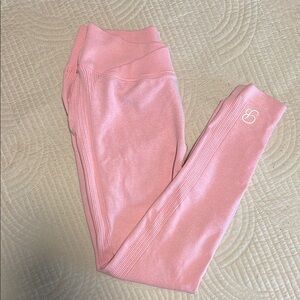 Bombshell Sportswear Pink Contour Seamless Leggings